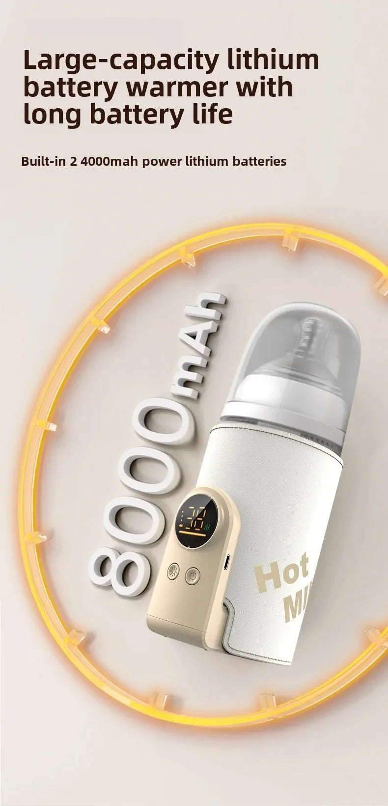 Smart USB Travel Bottle Warmer