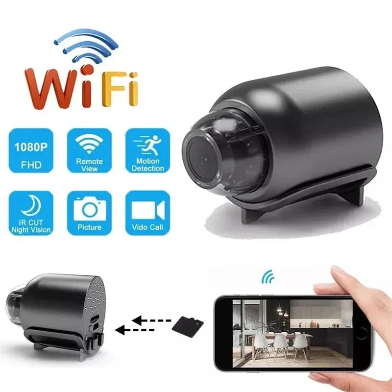 X5 Mini 1080P WiFi Security Camera with Smart Motion Detection