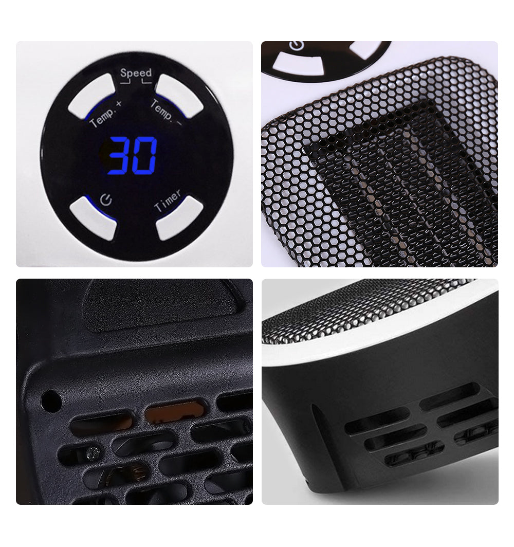 🔥 The Instant Warmth Hero: Personal Plug-in Heater with Remote