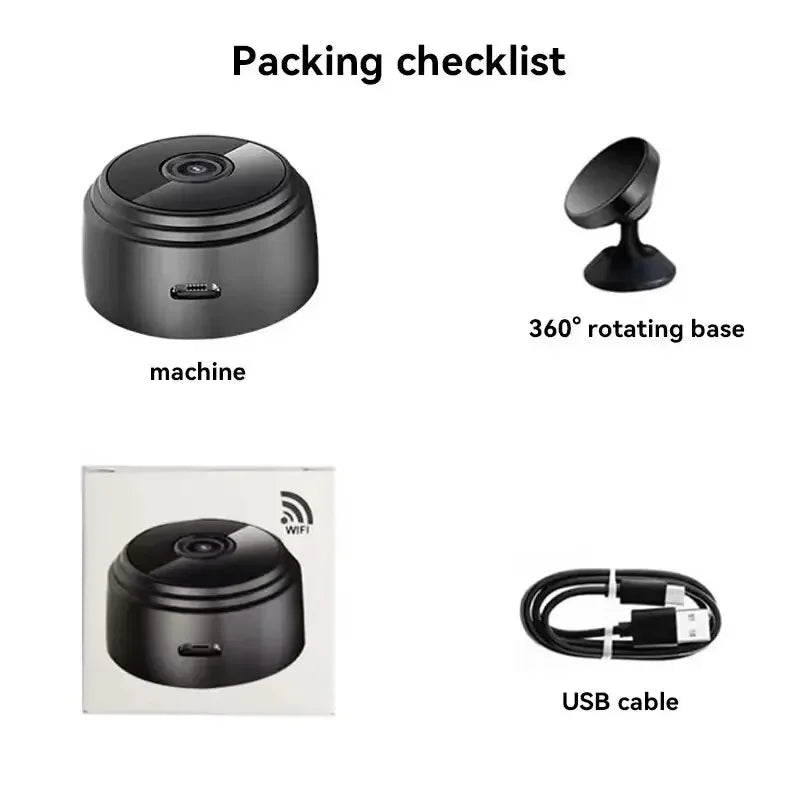 A9 Mini HD WiFi Security Camera
