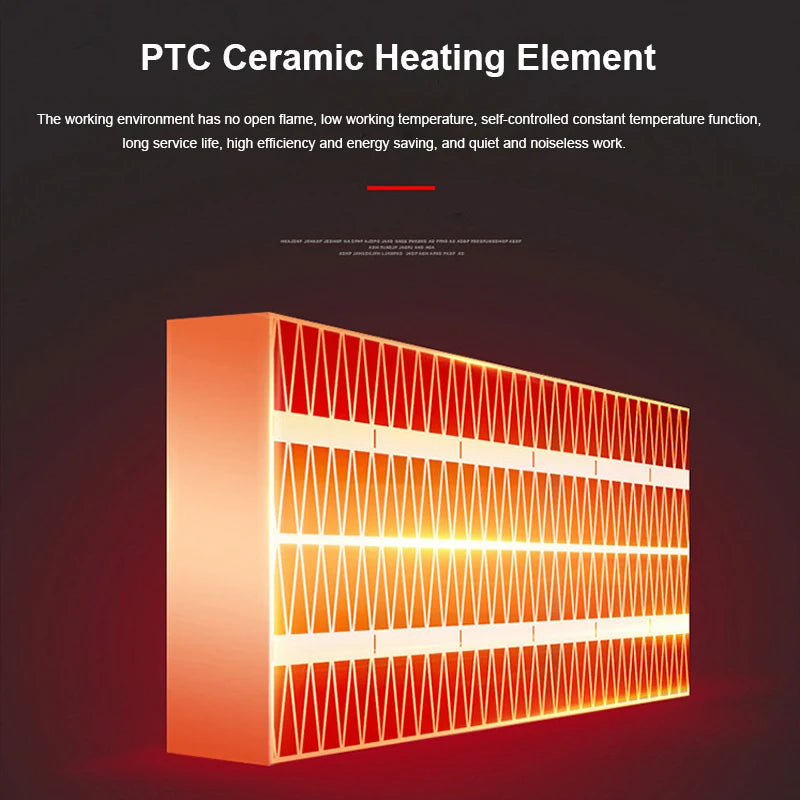 🔥 The Instant Warmth Hero: Personal Plug-in Heater with Remote