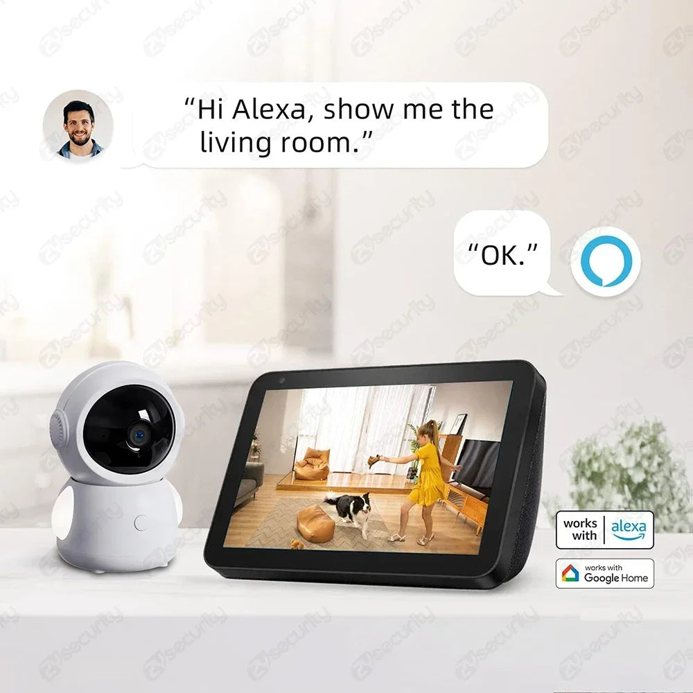 Smart Auto-Track 3MP Baby Monitor (Dual Camera)