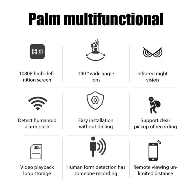 X5 Mini 1080P WiFi Security Camera with Smart Motion Detection
