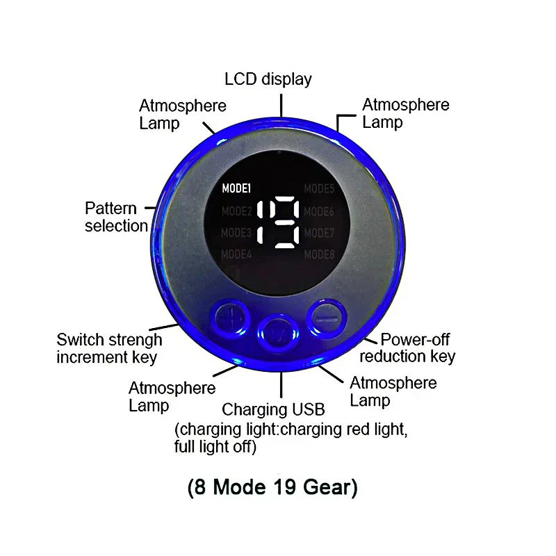Portable ABS Muscle Stimulator for Home Fitness | USB Rechargeable Abdominal & Arm Toner