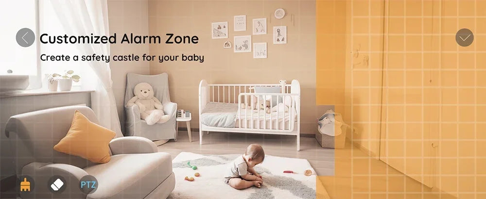 Smart Auto-Track 3MP Baby Monitor (Dual Camera)