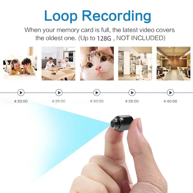 X5 Mini 1080P WiFi Security Camera with Smart Motion Detection