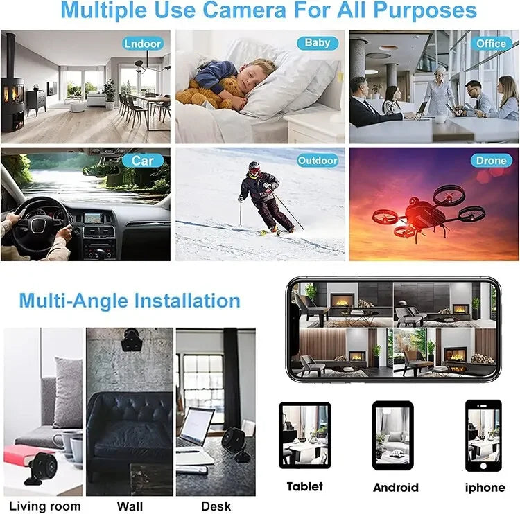A9 Mini HD WiFi Security Camera