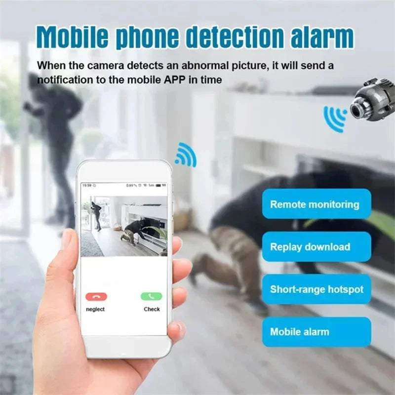 X5 Mini 1080P WiFi Security Camera with Smart Motion Detection