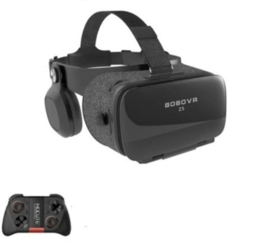 VR Gaming Headset with Bluetooth Controller