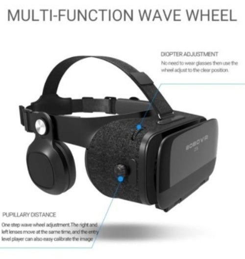 VR Gaming Headset with Bluetooth Controller