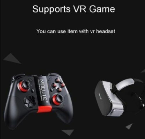 VR Gaming Headset with Bluetooth Controller